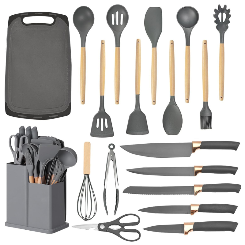 Ensemble de 20 pcs ustensiles de cuisine silicone