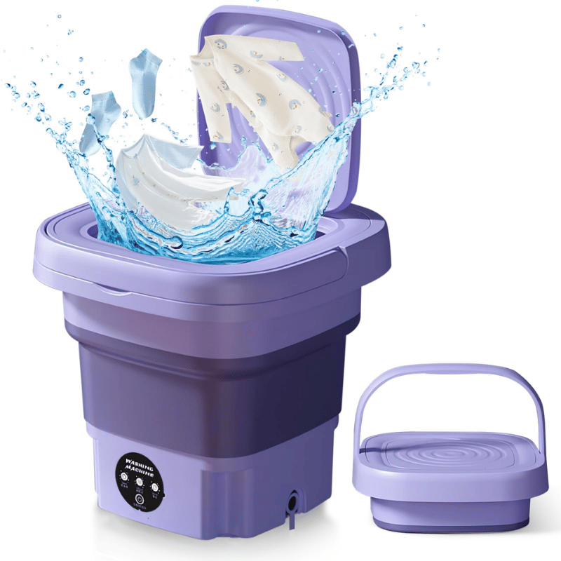 Mini Machine à Laver Portable 12L – Pliable & Multifonction