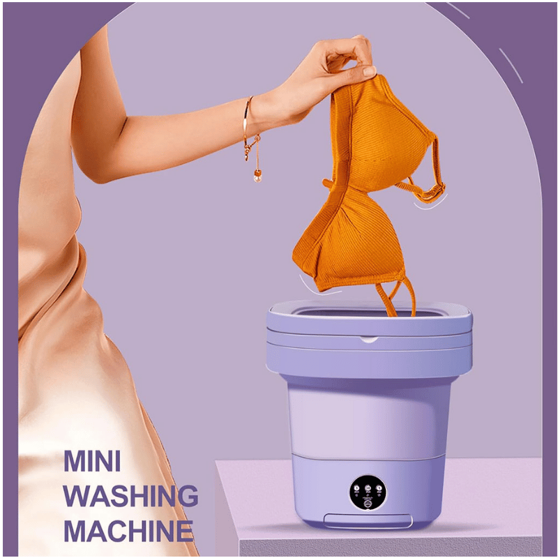 Mini Machine à Laver Portable 12L – Pliable & Multifonction