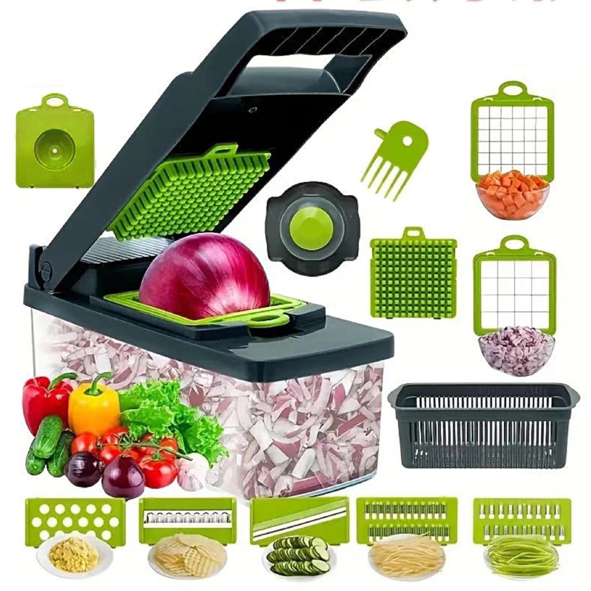 Hachoir à légumes multifonctionnel