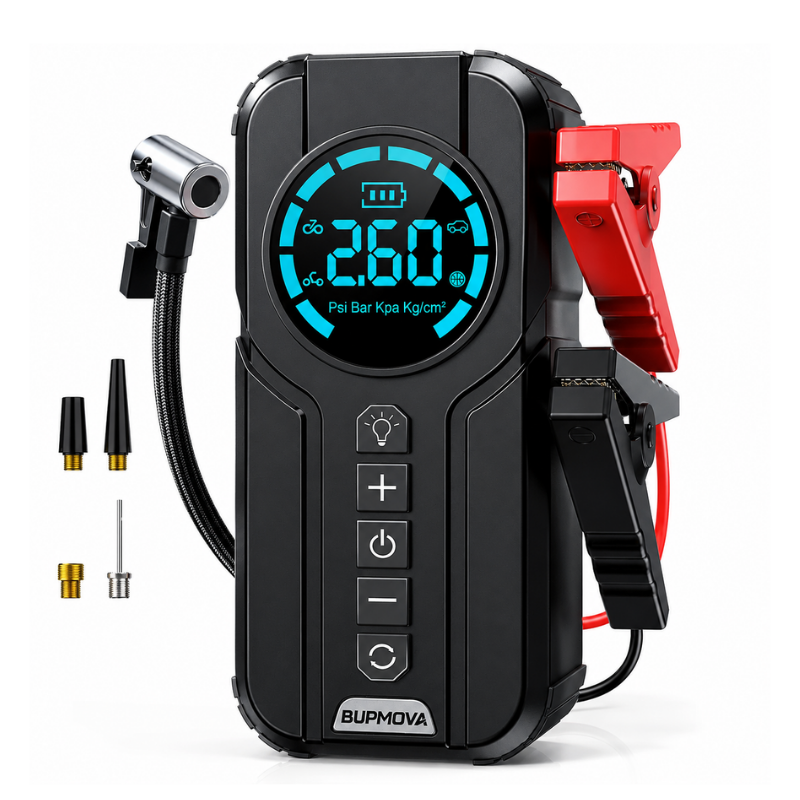 Démarreur Intelligent 7-en-1 avec Gonfleur Haute Pression