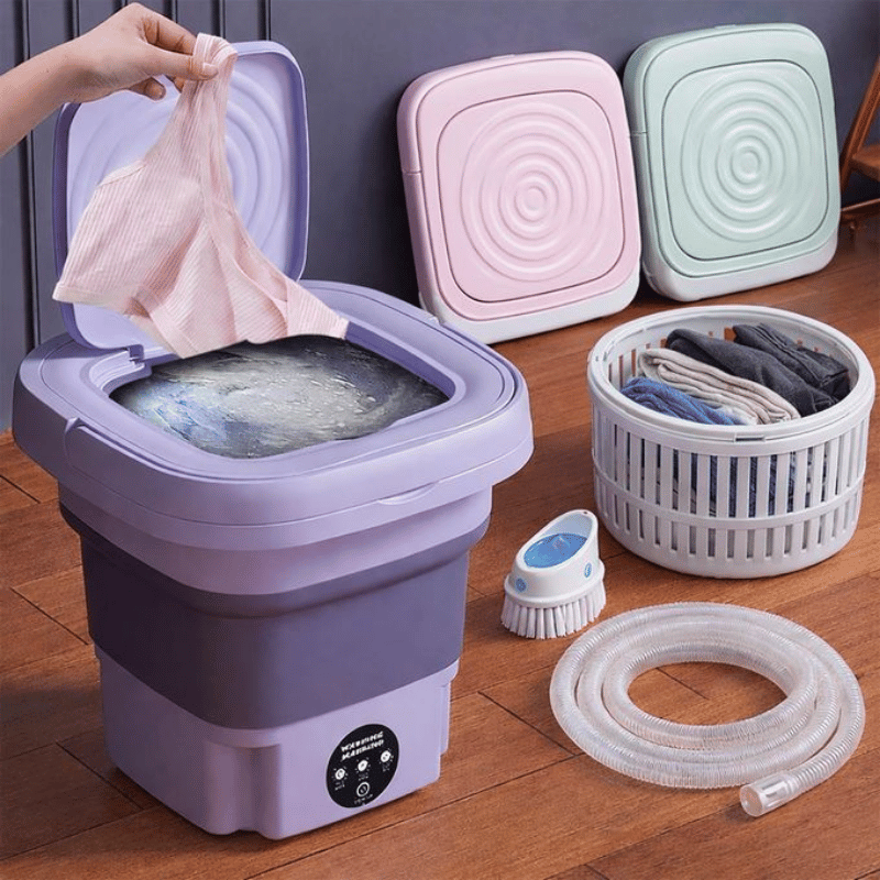 Mini Machine à Laver Portable 12L – Pliable & Multifonction