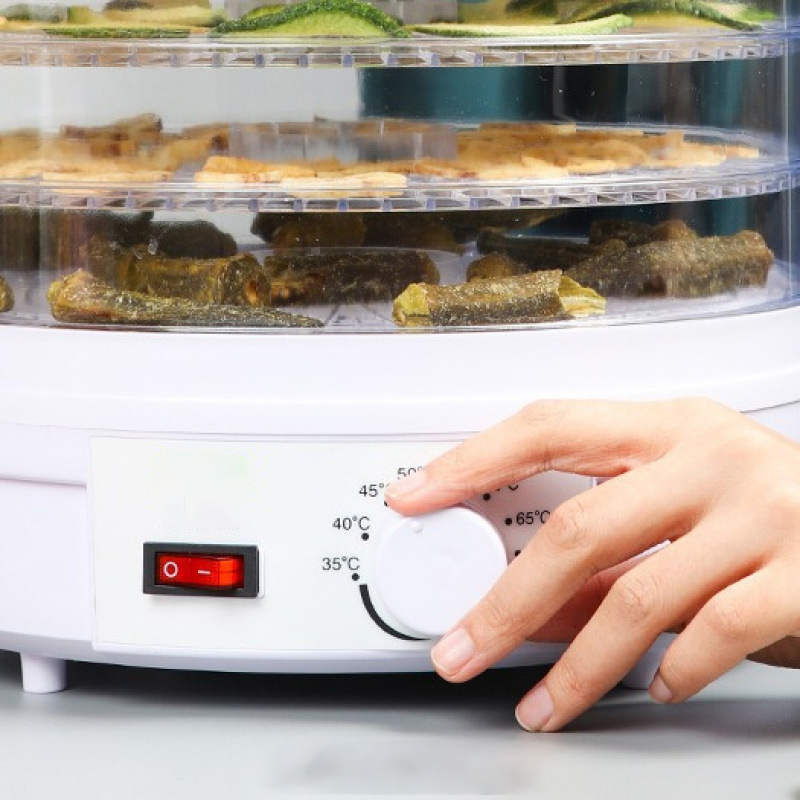 Déshydrateur Alimentaire Électrique 5 Niveaux – Séchage Rapide Fruits, Légumes & Viandes