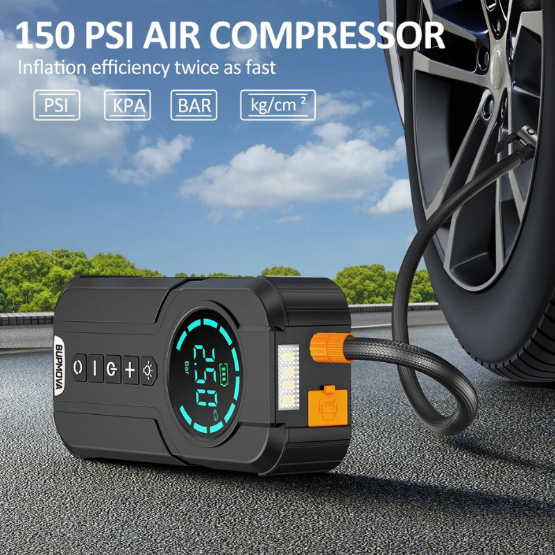 Démarreur Intelligent 7-en-1 avec Gonfleur Haute Pression