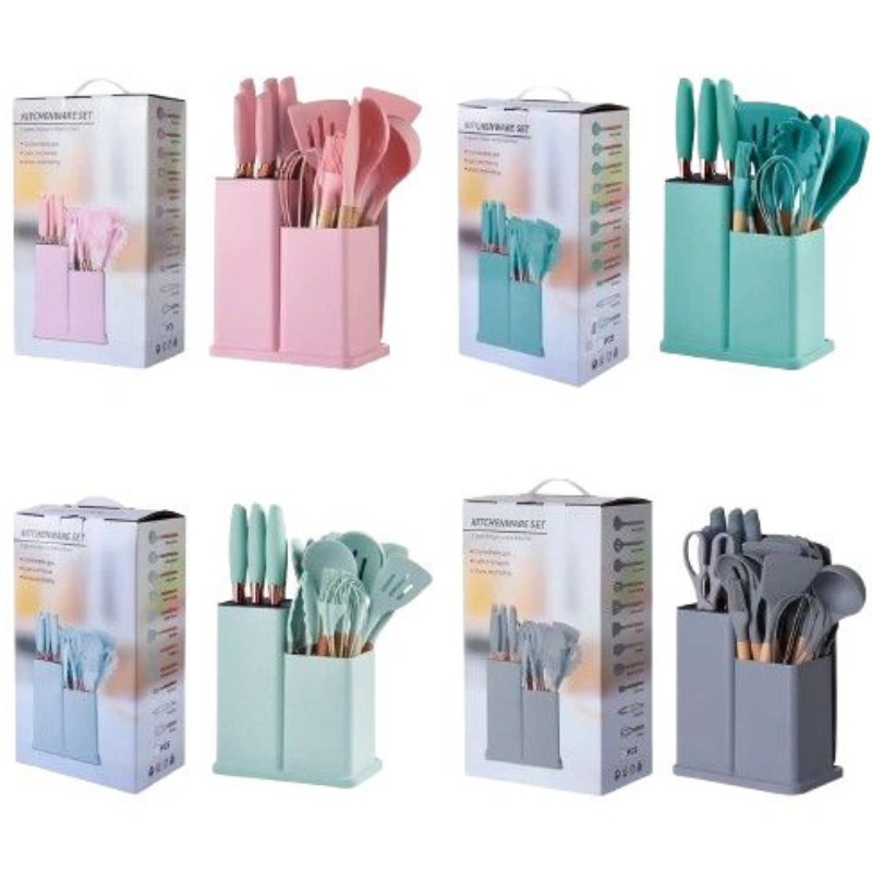 Ensemble de 20 pcs ustensiles de cuisine silicone