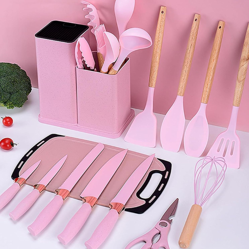 Ensemble de 20 pcs ustensiles de cuisine silicone