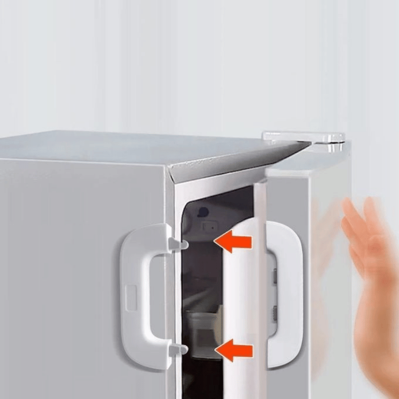🔒 Verrou de Sécurité Universel – Frigo, Placards & Armoires