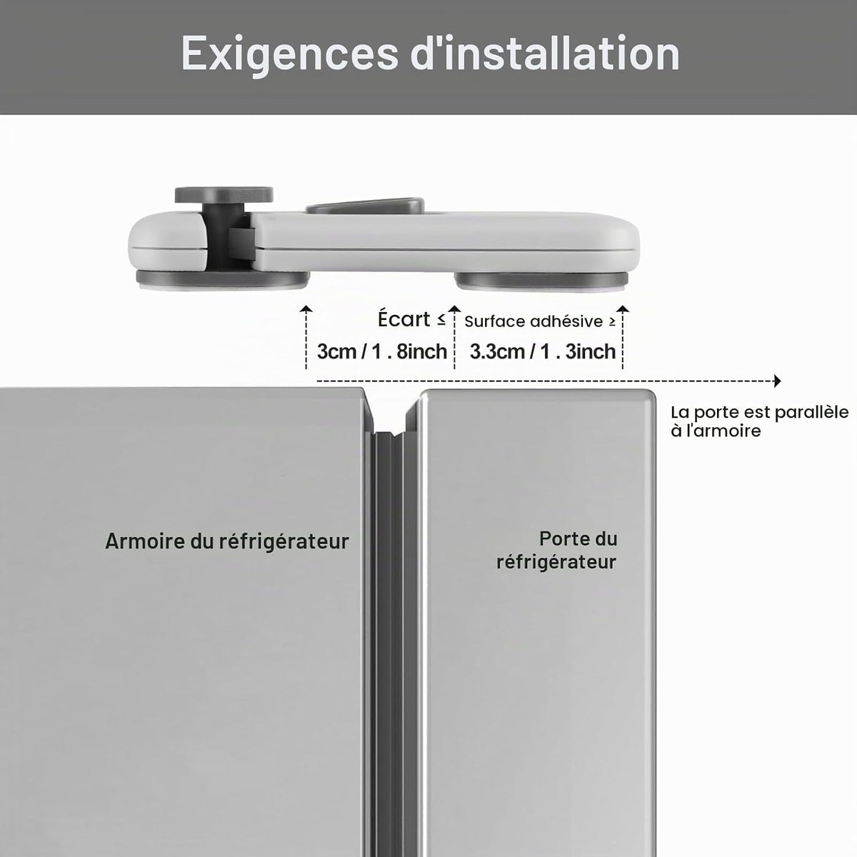 Verrou de Sécurité Frigo Protégez