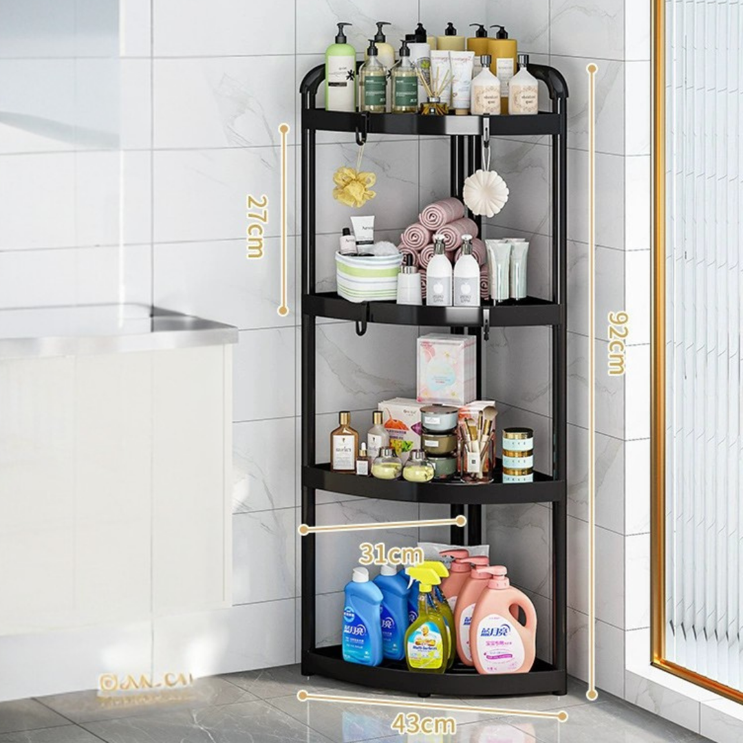 Homero Multi-Purpose Space Saving Corner Shelf Rack