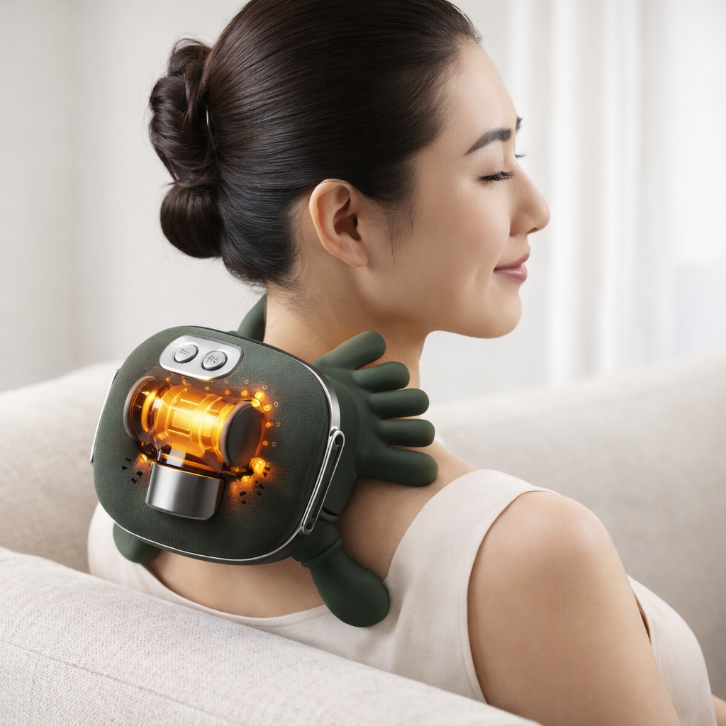 Masseur électrique vibrant – Relaxation mains, épaules & cou 💆♂️