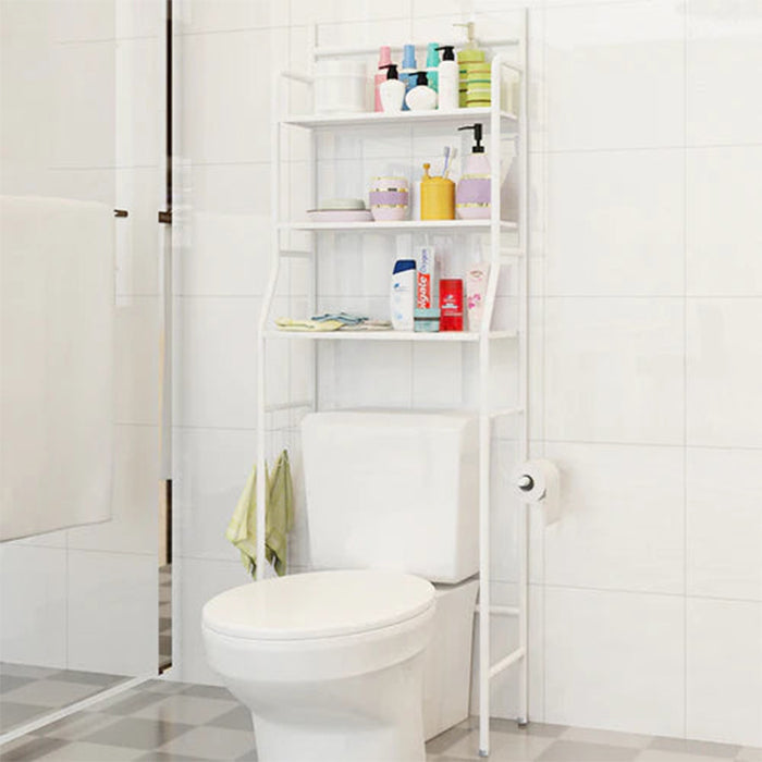 Étagère de rangement en métal à 3 niveaux pour toilettes – Gain de place 🚽