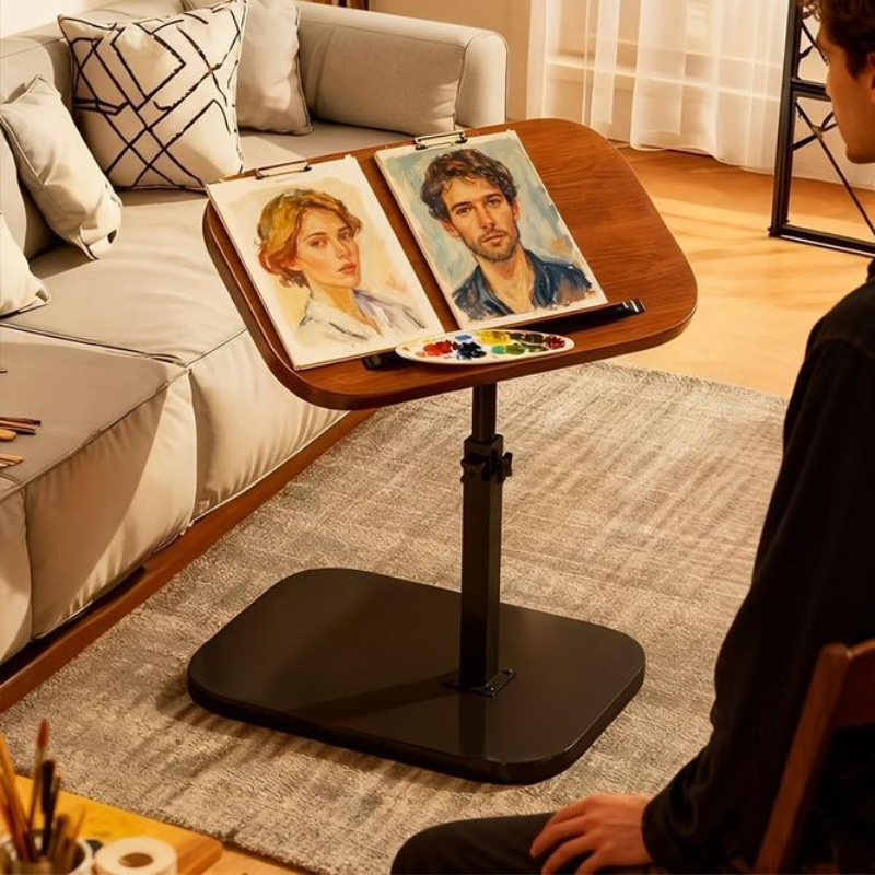 Table d’Appoint ÉLÉGANCE – Hauteur Réglable 45–80 cm