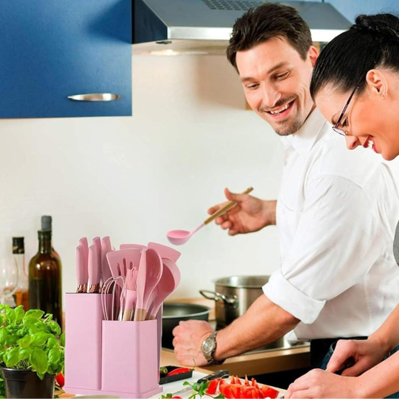 Ensemble de 20 pcs ustensiles de cuisine silicone