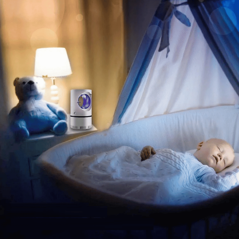 Lampe Anti-Moustiques UV LED à aspiration .
