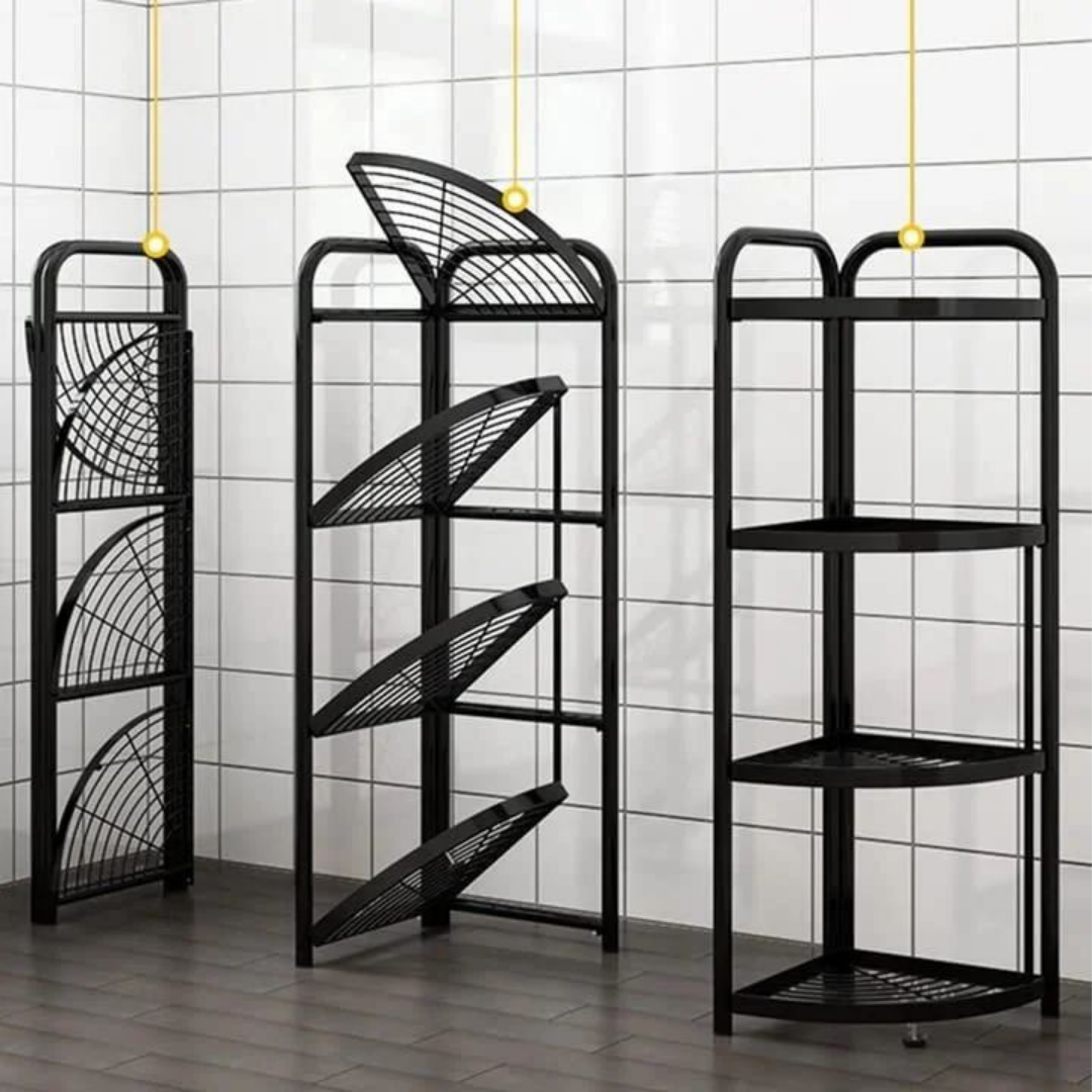 Homero Multi-Purpose Space Saving Corner Shelf Rack