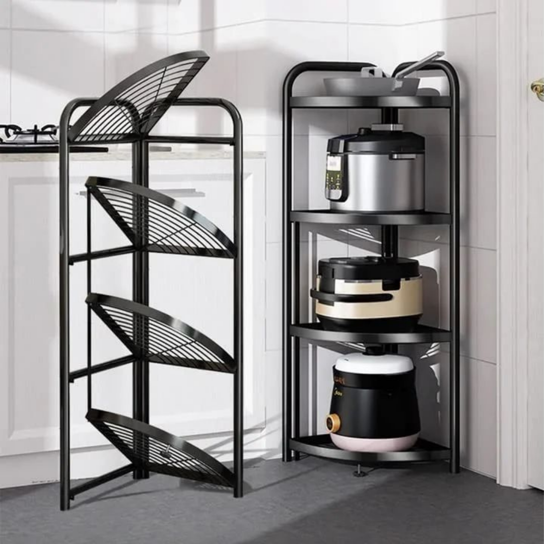 Homero Multi-Purpose Space Saving Corner Shelf Rack