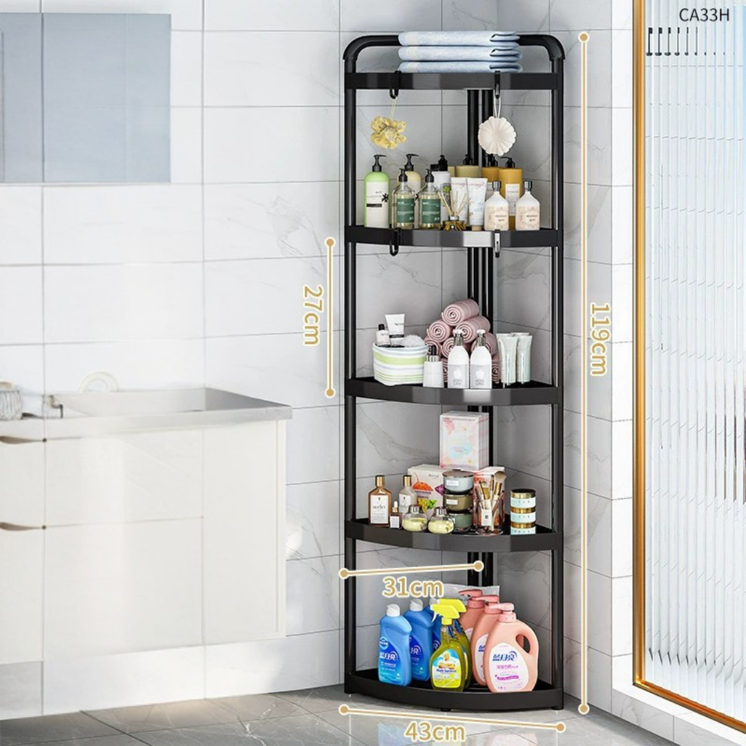 Homero Multi-Purpose Space Saving Corner Shelf Rack