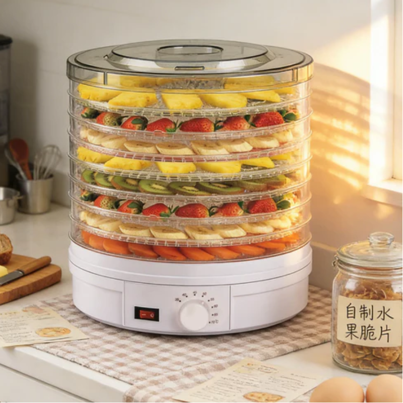 Déshydrateur Alimentaire Électrique 5 Niveaux – Séchage Rapide Fruits, Légumes & Viandes