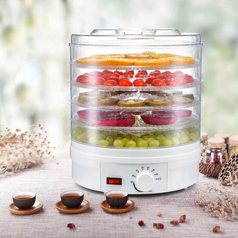 Déshydrateur Alimentaire Électrique 5 Niveaux – Séchage Rapide Fruits, Légumes & Viandes