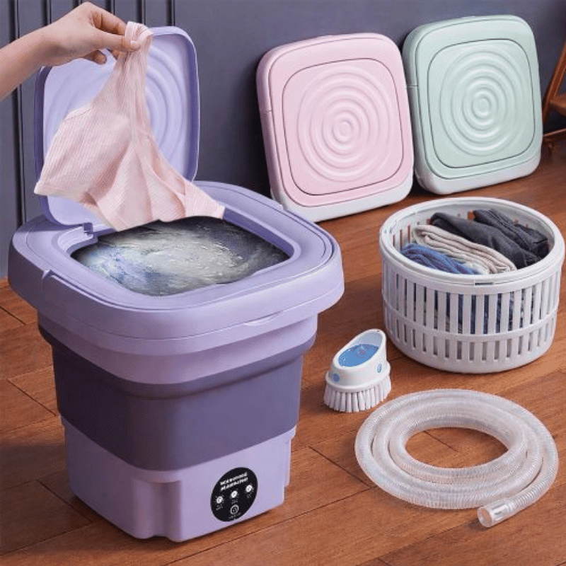 Mini Machine à Laver Portable 12L – Pliable & Multifonction