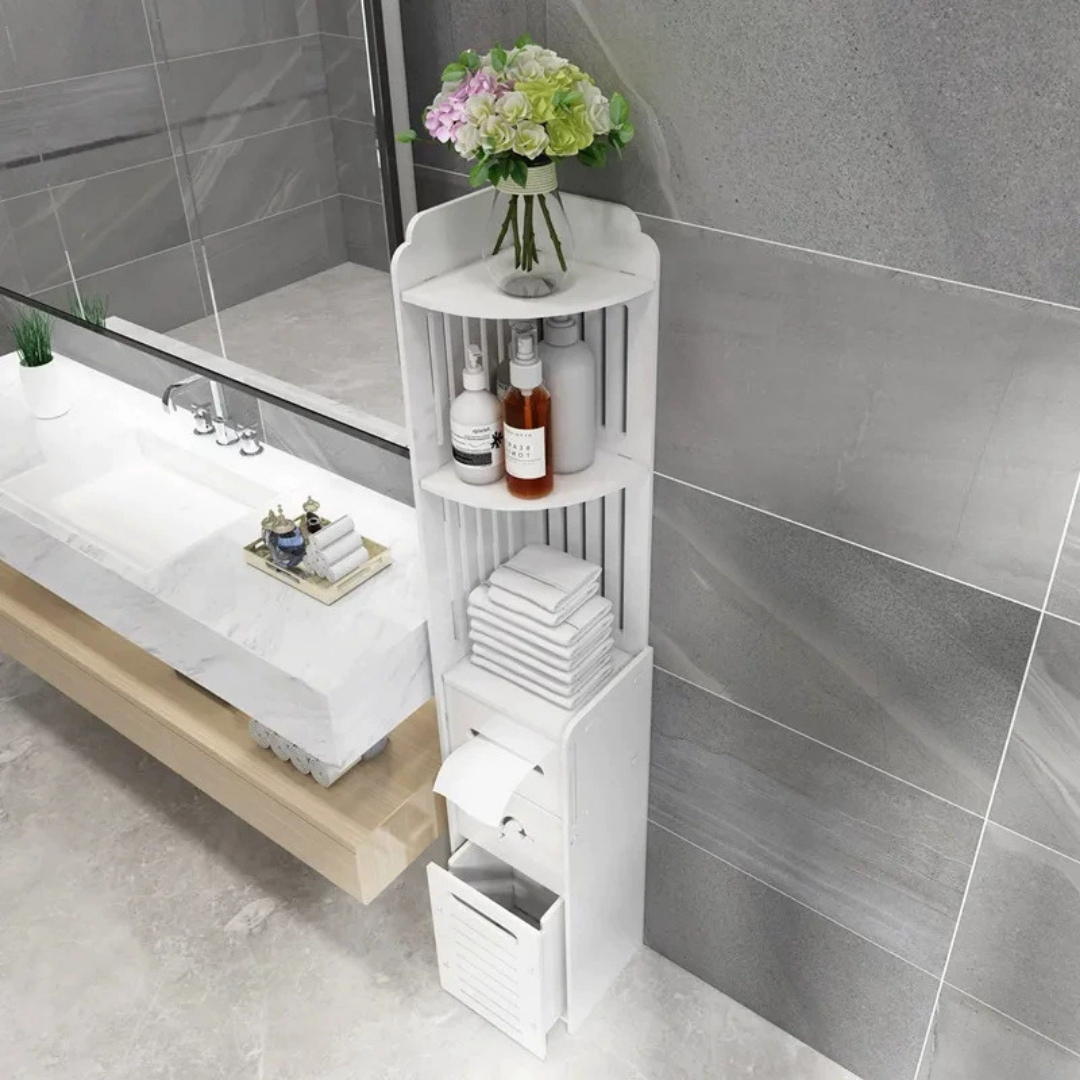 Multi-Purpose Space Saving 3 Tier Slim Home Storage Cabinet