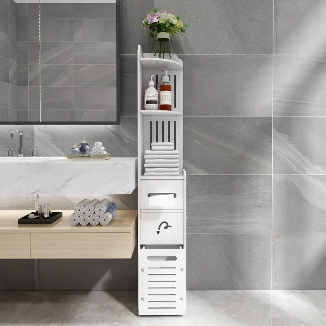 Multi-Purpose Space Saving 3 Tier Slim Home Storage Cabinet