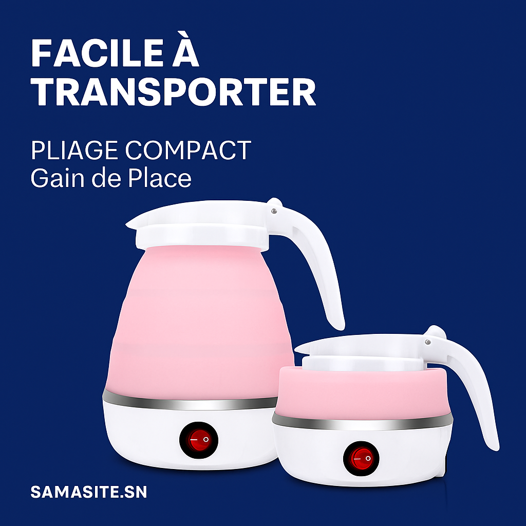 Bouilloire électrique pliable