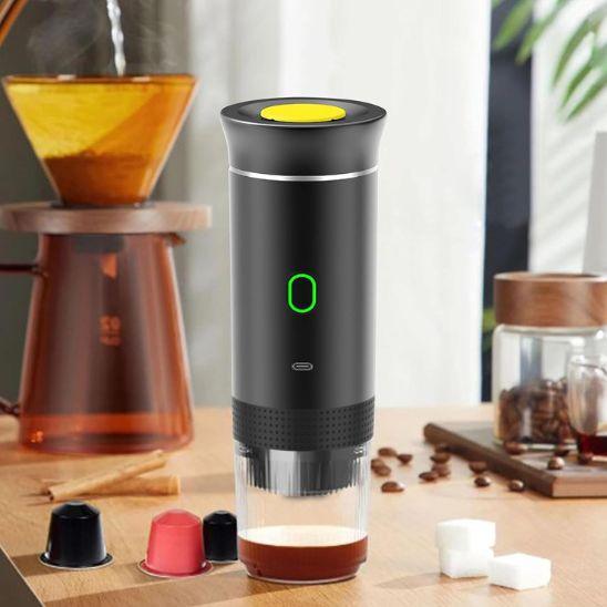 Machine à Expresso Portable 3-en-1 | Compatible Capsules Nespresso®, Dolce Gusto® & Café Moulu