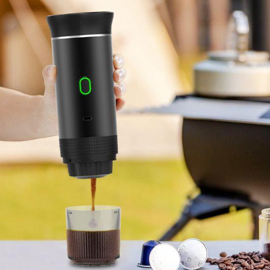 Machine à Expresso Portable 3-en-1 | Compatible Capsules Nespresso®, Dolce Gusto® & Café Moulu